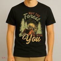May The Forest Be With You Camping T-Shirt thumb 3