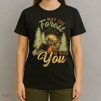 May The Forest Be With You Camping T-Shirt thumb 4
