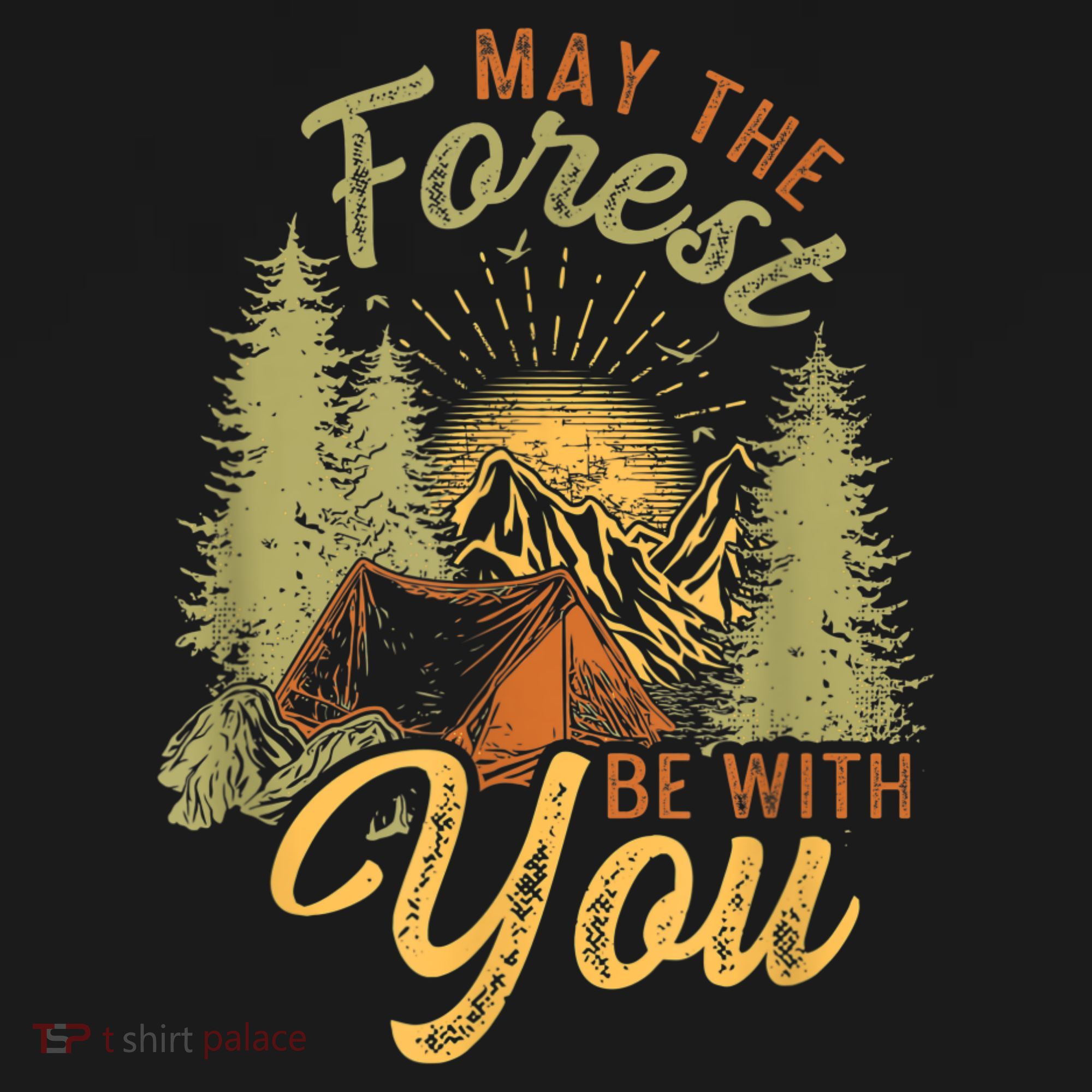 May The Forest Be With You Camping Backpack