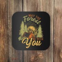 May The Forest Be With You Camping Coaster thumb 0