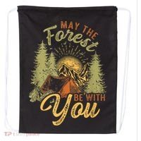 May The Forest Be With You Camping Drawstring Bag thumb 0