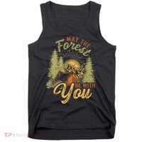 May The Forest Be With You Camping Tank Top thumb 0
