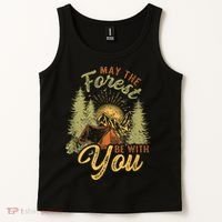 May The Forest Be With You Camping Tank Top thumb 2