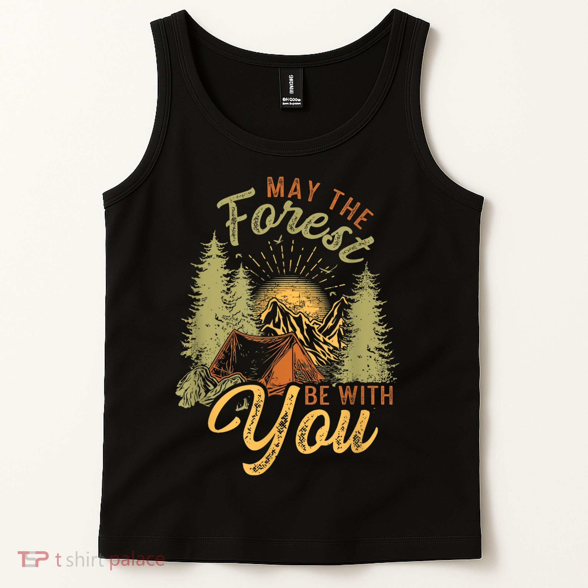 May The Forest Be With You Camping Tank Top