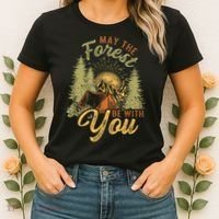 May The Forest Be With You Camping Women's T-Shirt thumb 2