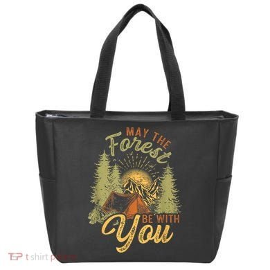 May The Forest Be With You Camping Tote Bag