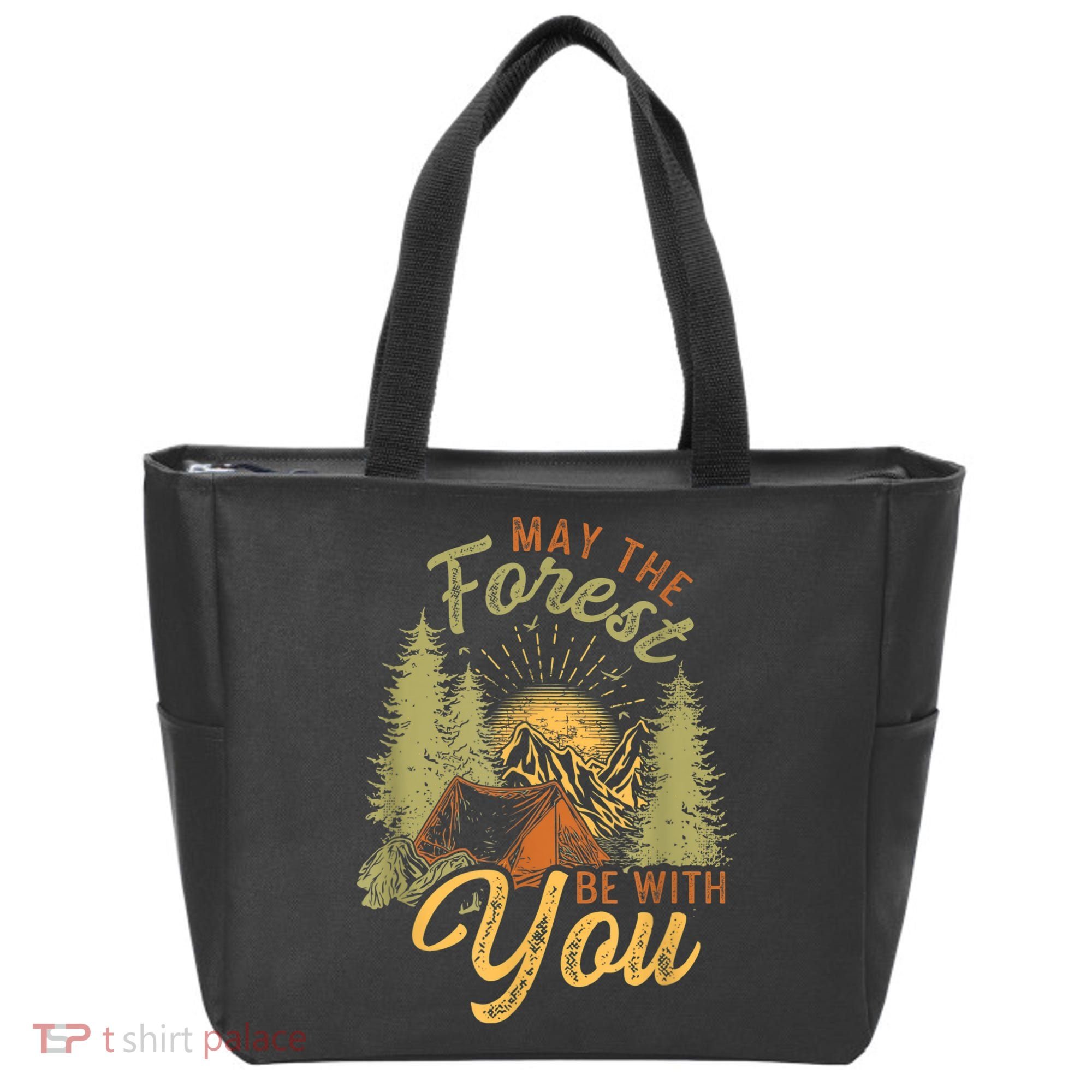 May The Forest Be With You Camping Tote Bag