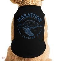 Marathon Turtle Florida Keys Scuba Fishing Diving Tee Doggie Tank thumb 0
