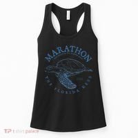 Marathon Turtle Florida Keys Scuba Fishing Diving Tee Women's Tank Top thumb 0