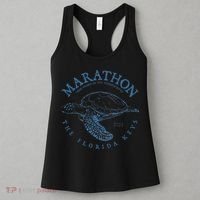 Marathon Turtle Florida Keys Scuba Fishing Diving Tee Women's Tank Top thumb 3