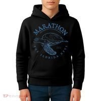 Marathon Turtle Florida Keys Scuba Fishing Diving Tee Kids Hoodie thumb 4