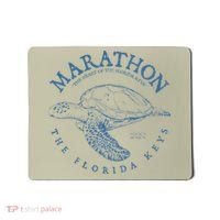 Marathon Turtle Florida Keys Scuba Fishing Diving Tee Mousepad thumb 0
