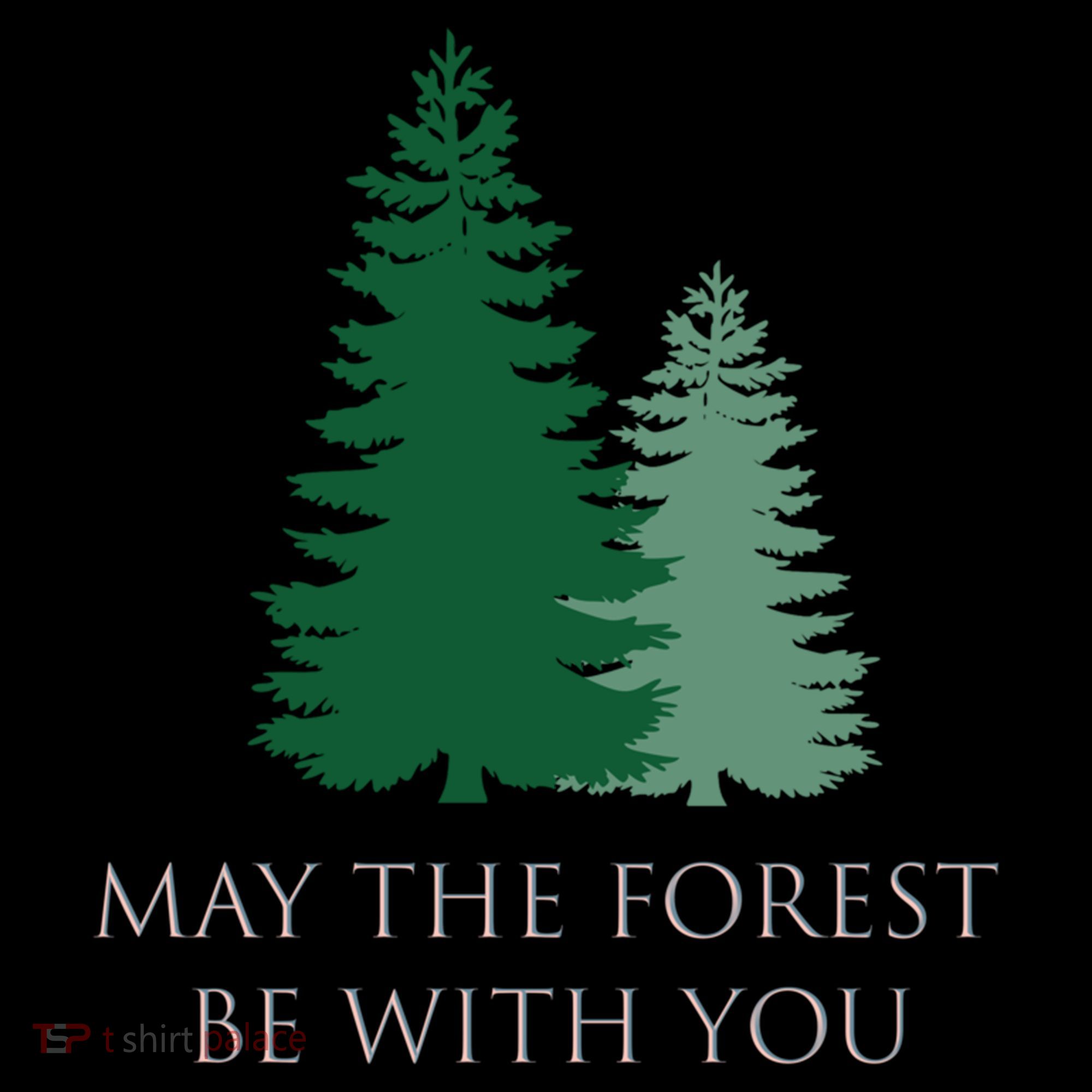 May The Forest Be With You Cool Gift Women's Hoodie