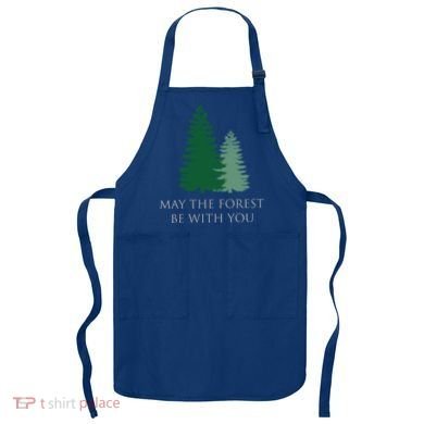 May The Forest Be With You Cool Gift Apron