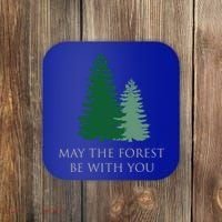 May The Forest Be With You Cool Gift Coaster thumb 0