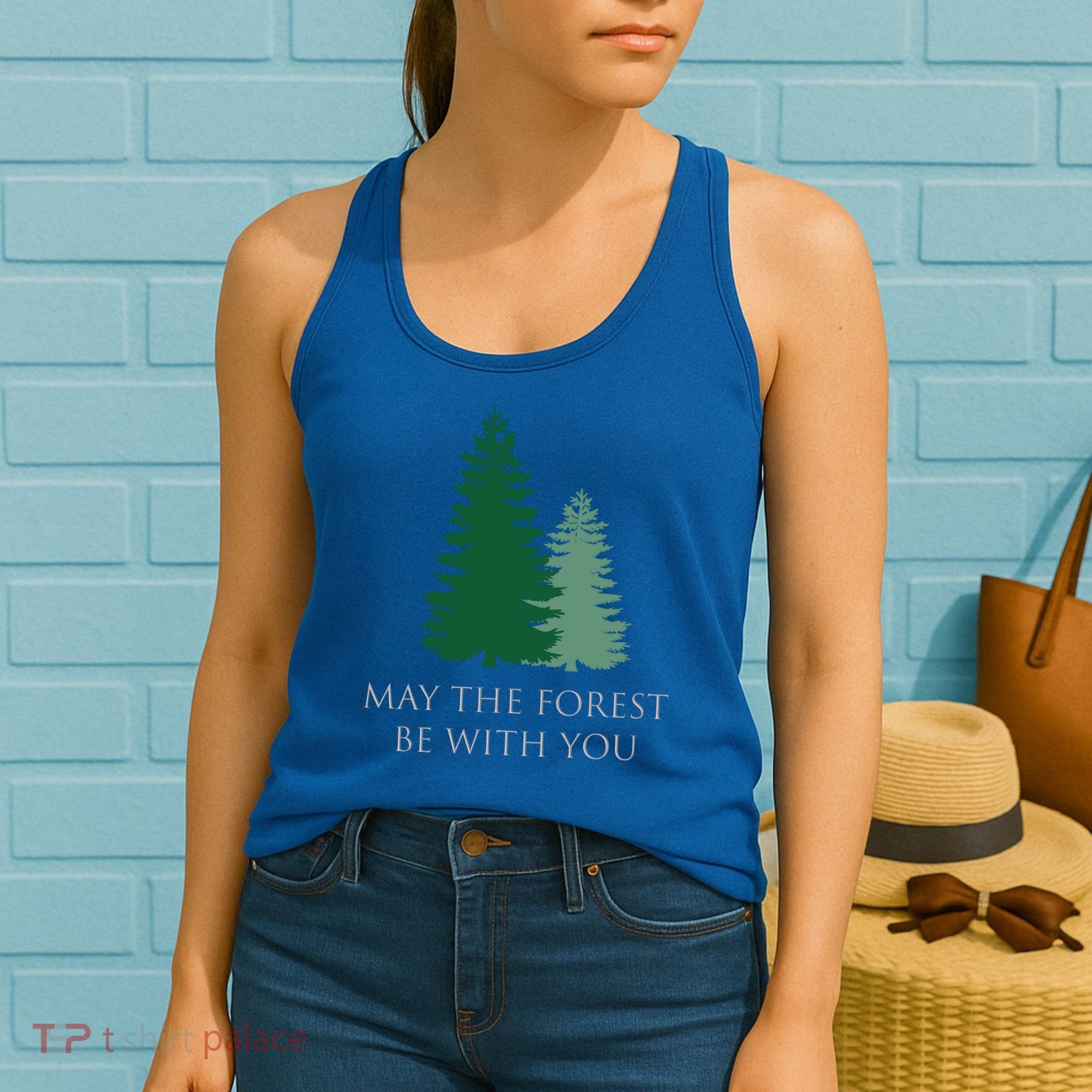 May The Forest Be With You Cool Gift Women's Tank Top