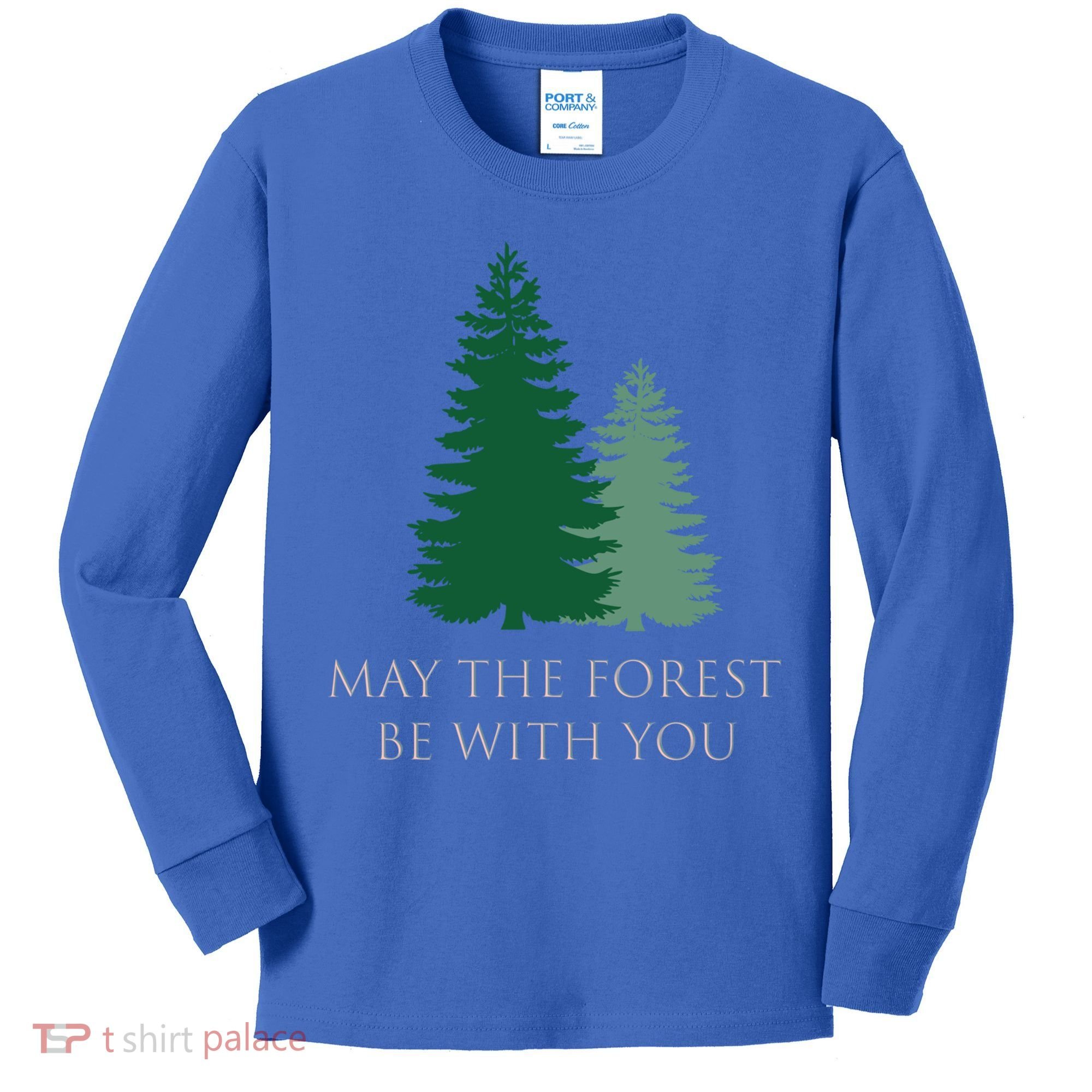 May The Forest Be With You Cool Gift Kids Long Sleeve Shirt