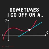 Math Teacher Funny Gift Sometimes I Go Off On A Tangent Gift Beanie thumb 2