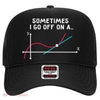 Math Teacher Funny Gift Sometimes I Go Off On A Tangent Gift Hat thumb 0