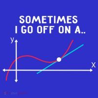 Math Teacher Funny Gift Sometimes I Go Off On A Tangent Gift Mousepad thumb 1