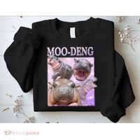 Moodeng The Famous Baby Pigmy Hippo Moodeng Sweatshirt thumb 2
