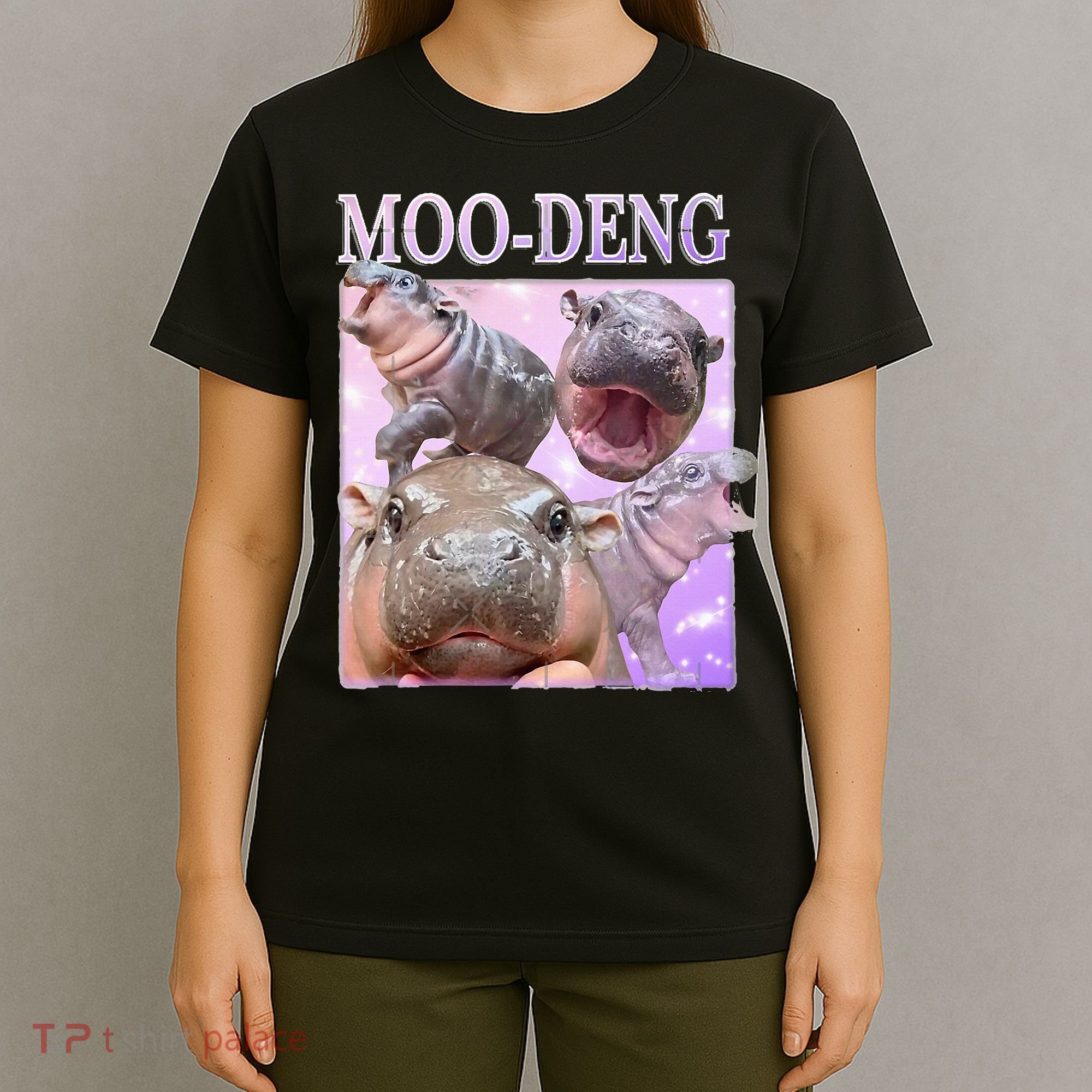 Moodeng The Famous Baby Pigmy Hippo Moodeng T-Shirt