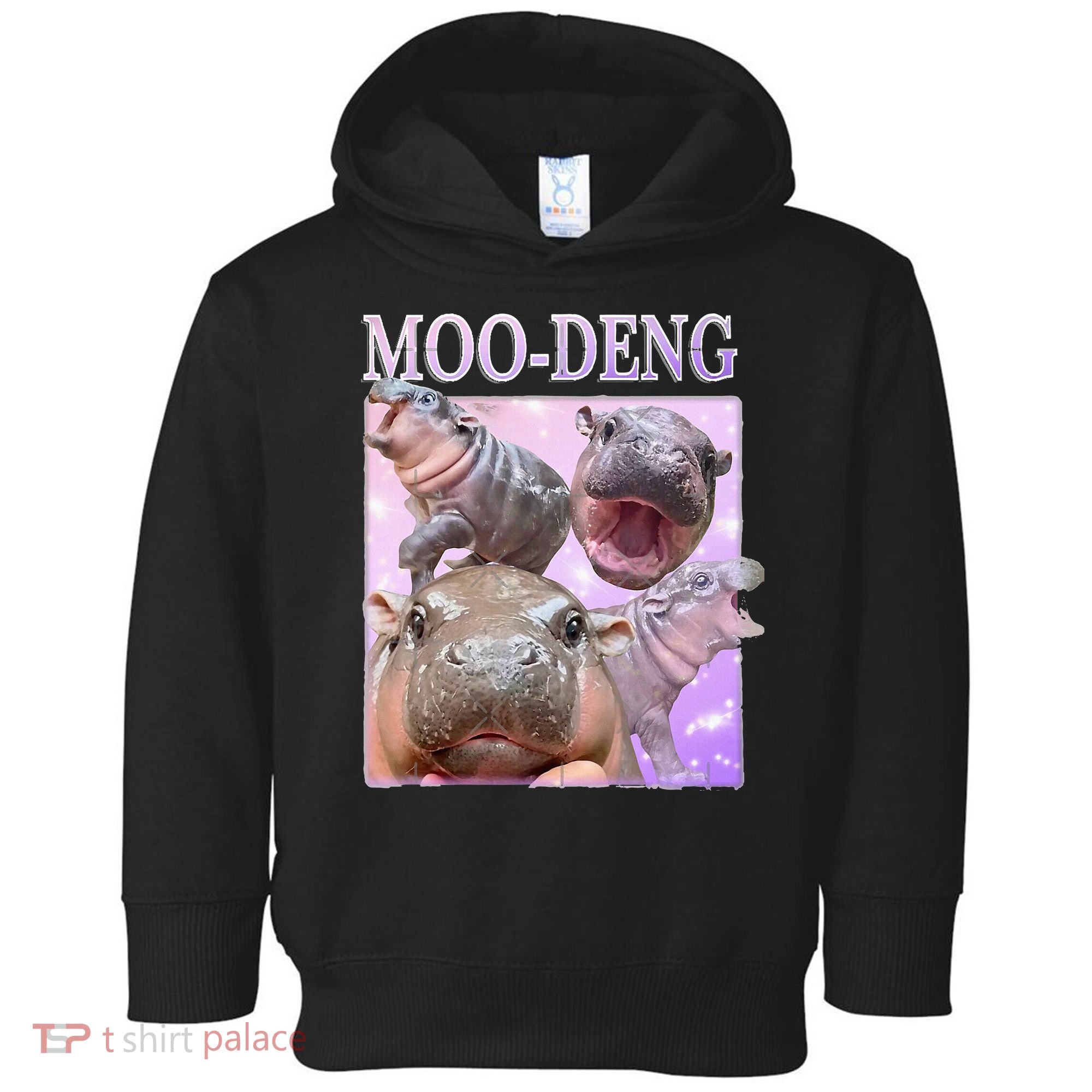 Moodeng The Famous Baby Pigmy Hippo Moodeng Toddler Hoodie