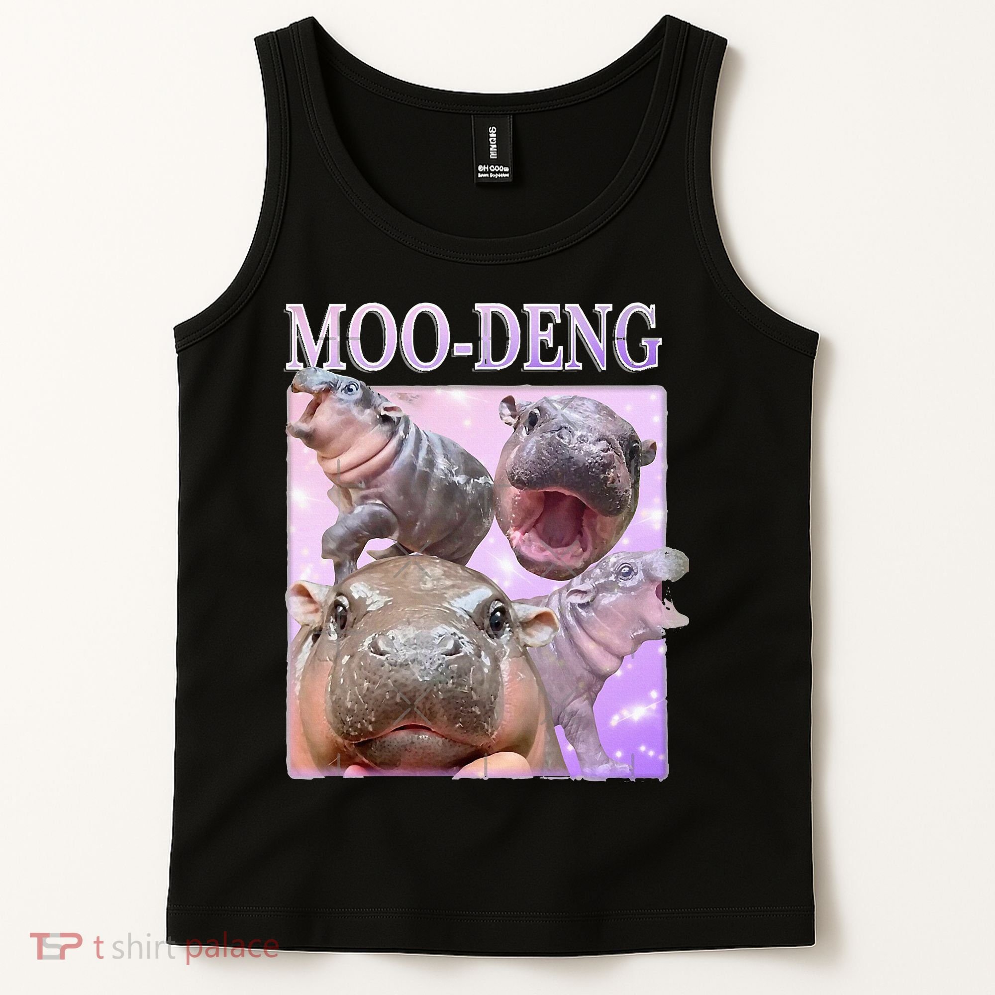 Moodeng The Famous Baby Pigmy Hippo Moodeng Tank Top