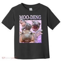 Moodeng The Famous Baby Pigmy Hippo Moodeng Toddler T-Shirt thumb 0