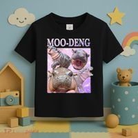 Moodeng The Famous Baby Pigmy Hippo Moodeng Toddler T-Shirt thumb 3