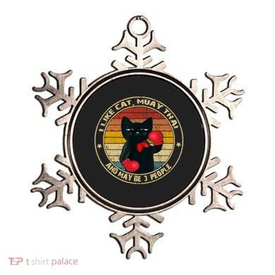Muay Thai Funny Cat Kickboxing Thailand Boxing Cat Boxing Ornament