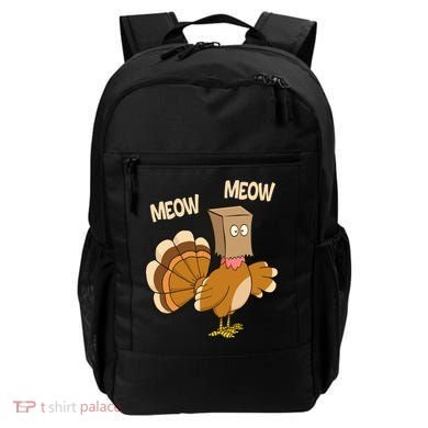 Meow Turkey Funny Thanksgiving Backpack