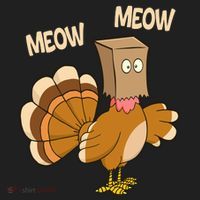 Meow Turkey Funny Thanksgiving Beanie thumb 2