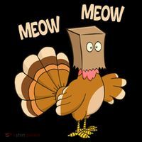 Meow Turkey Funny Thanksgiving Women's Hoodie thumb 2