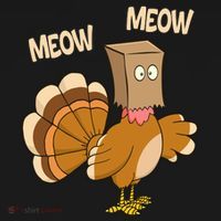 Meow Turkey Funny Thanksgiving Tank Top thumb 6