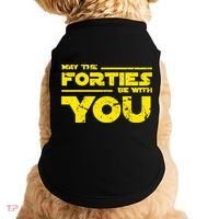 May The Forties Be With You Doggie Tank thumb 0