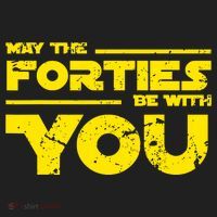 May The Forties Be With You Golf Towel thumb 3