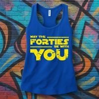 May The Forties Be With You Women's Tank Top thumb 3