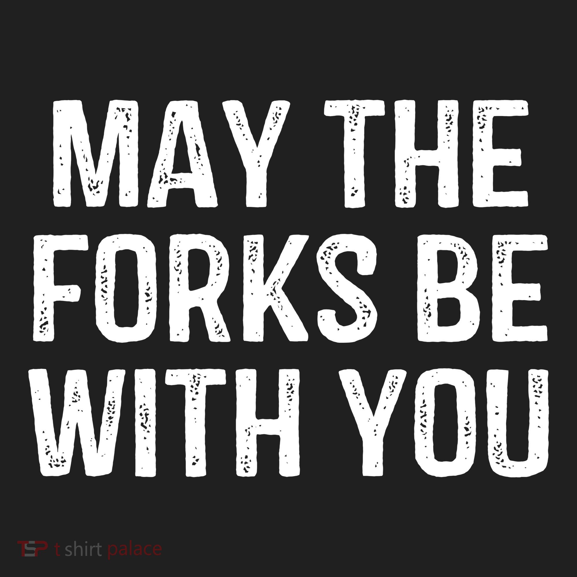 May The Forks Be With You Funny Thanksgiving 15oz Campfire Ceramic Mug