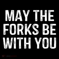 May The Forks Be With You Funny Thanksgiving Women's Hoodie thumb 2