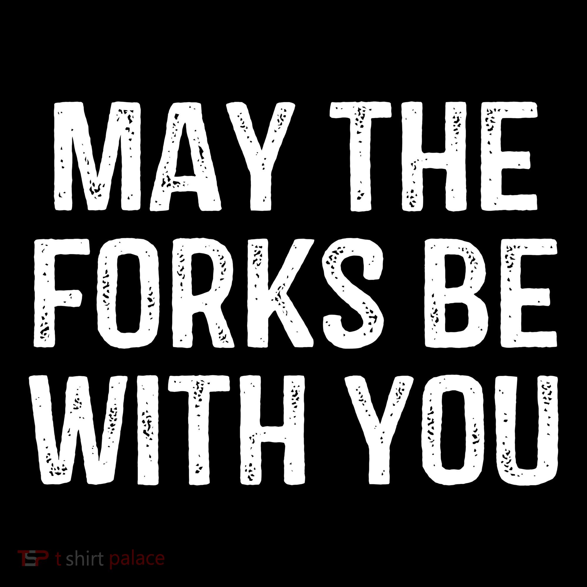 May The Forks Be With You Funny Thanksgiving Women's Hoodie