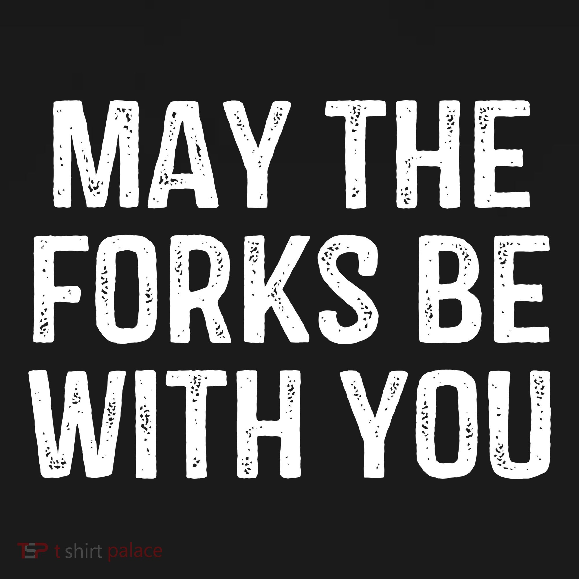 May The Forks Be With You Funny Thanksgiving Women's Tank Top