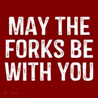 May The Forks Be With You Funny Thanksgiving T-Shirt thumb 7