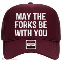 May The Forks Be With You Funny Thanksgiving Hat thumb 0