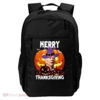 Merry Thanksgiving Funny Joe Biden Halloween Backpack thumb 0