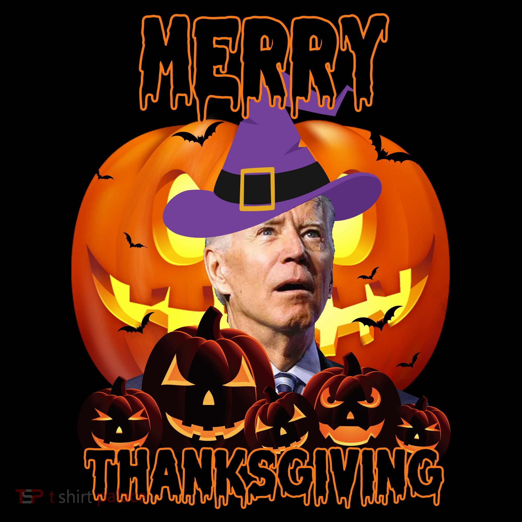 Merry Thanksgiving Funny Joe Biden Halloween Coffee Mug