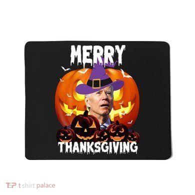 Merry Thanksgiving Funny Joe Biden Halloween Mousepad