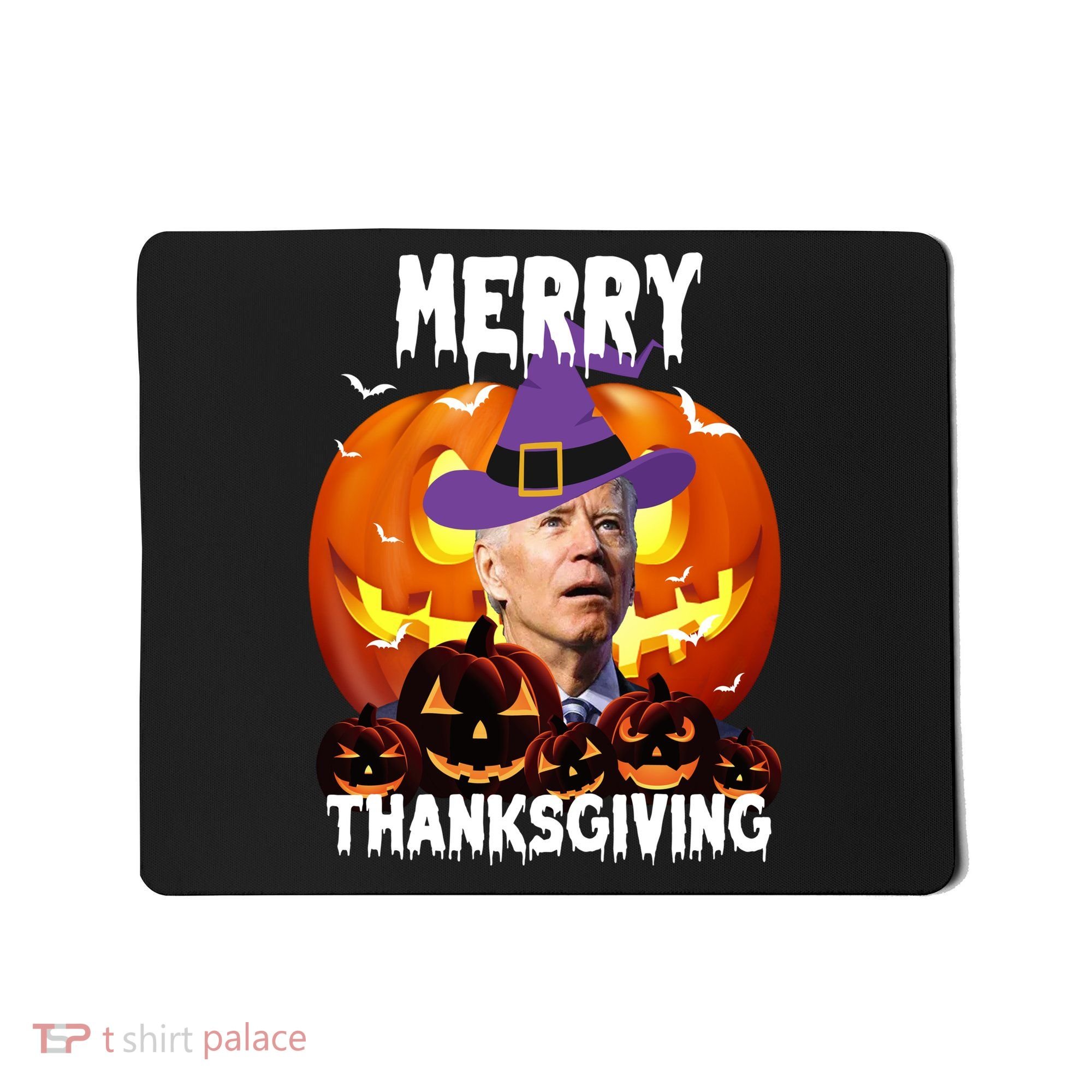 Merry Thanksgiving Funny Joe Biden Halloween Mousepad