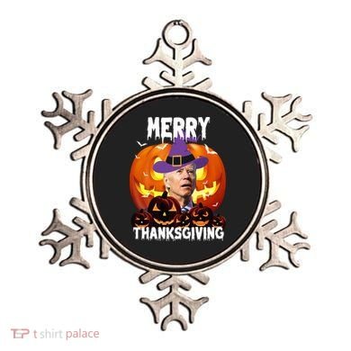 Merry Thanksgiving Funny Joe Biden Halloween Ornament