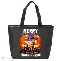 Merry Thanksgiving Funny Joe Biden Halloween Tote Bag thumb 0